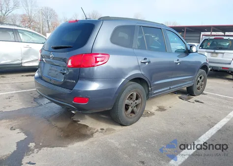 2008 Hyundai Santa Fe Gls z USA, uszkodzony, nr VIN 5NMSG13D08H217066